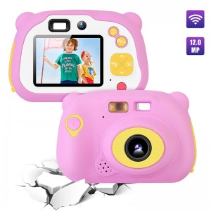 Детская Камера 8.0MP Аккумуляторная Цифровая Передняя и Задняя Селфи Камеры Детская Видеокамера, Игрушки Подарок для 4-10 Лет Мальчиков и Девочек